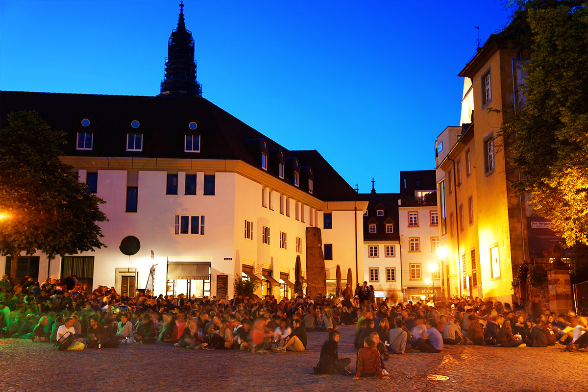 Augustinerplatz bei Nach in Freiburg am Breisgau